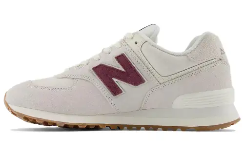 574 New Balance 'Bone White Burgundy'
