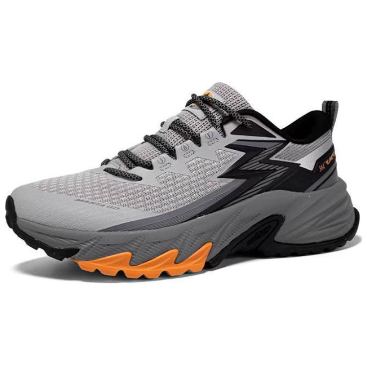 361° Slip Resistant Abrasion Resistant Slip Resistant Abrasion Resistant Low top Outdoor Shoes Men’s Gray Black