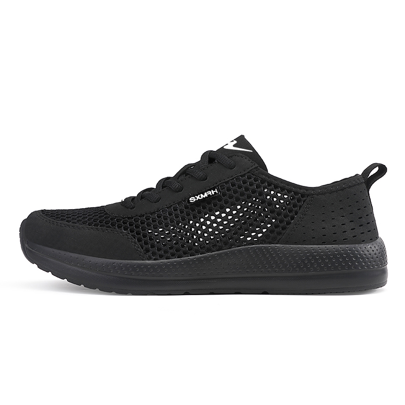Binary Cushioning Slip Resistant Breathable Lightweight Rebound Low top Running Shoes Men’s Black Warrior