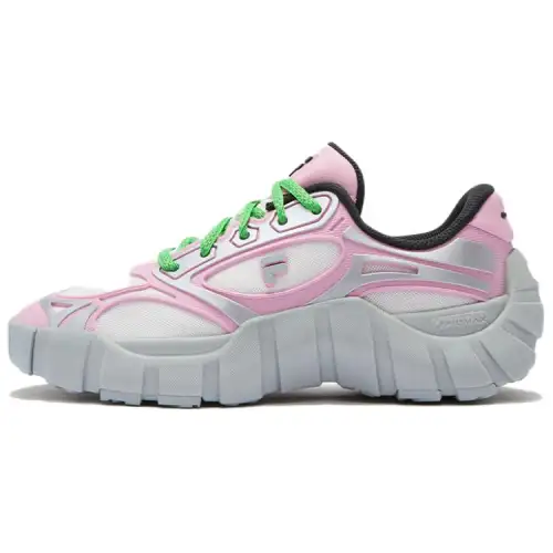 FILA FUSION BONE DX Vertebra Shoes Comfortable Low top Chunky Sneakers Women's Pink Gray
