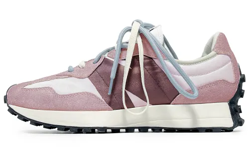 New Balance NB 327 Textile, Synthetic Leather Abrasion Resistant Abrasion Resistant Low top Running Shoes Unisex Pink