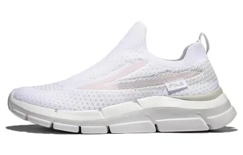 FILA RGB Peer 2.0 Low top Running Shoes Men's White Pink Korean Style