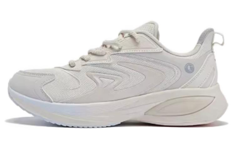 QIAODAN Slip Resistant Abrasion Resistant Slip Resistant Abrasion Resistant Low top Running Shoes Women’s White