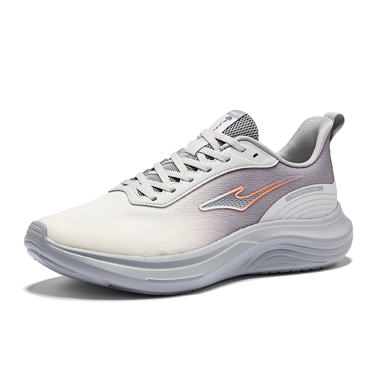 Erke Yun Yi Cushioning Breathable Rebound Low top Casual Running Shoes Men’s Mist Gray