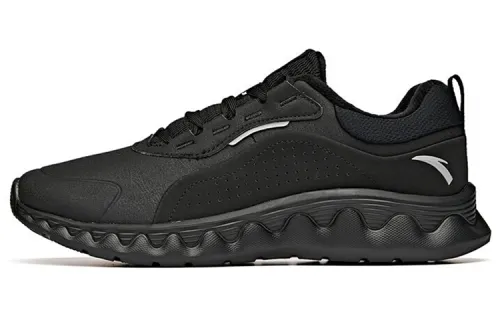 Anta Textile, Synthetic Leather Cushioning Low top Running Shoes Men's