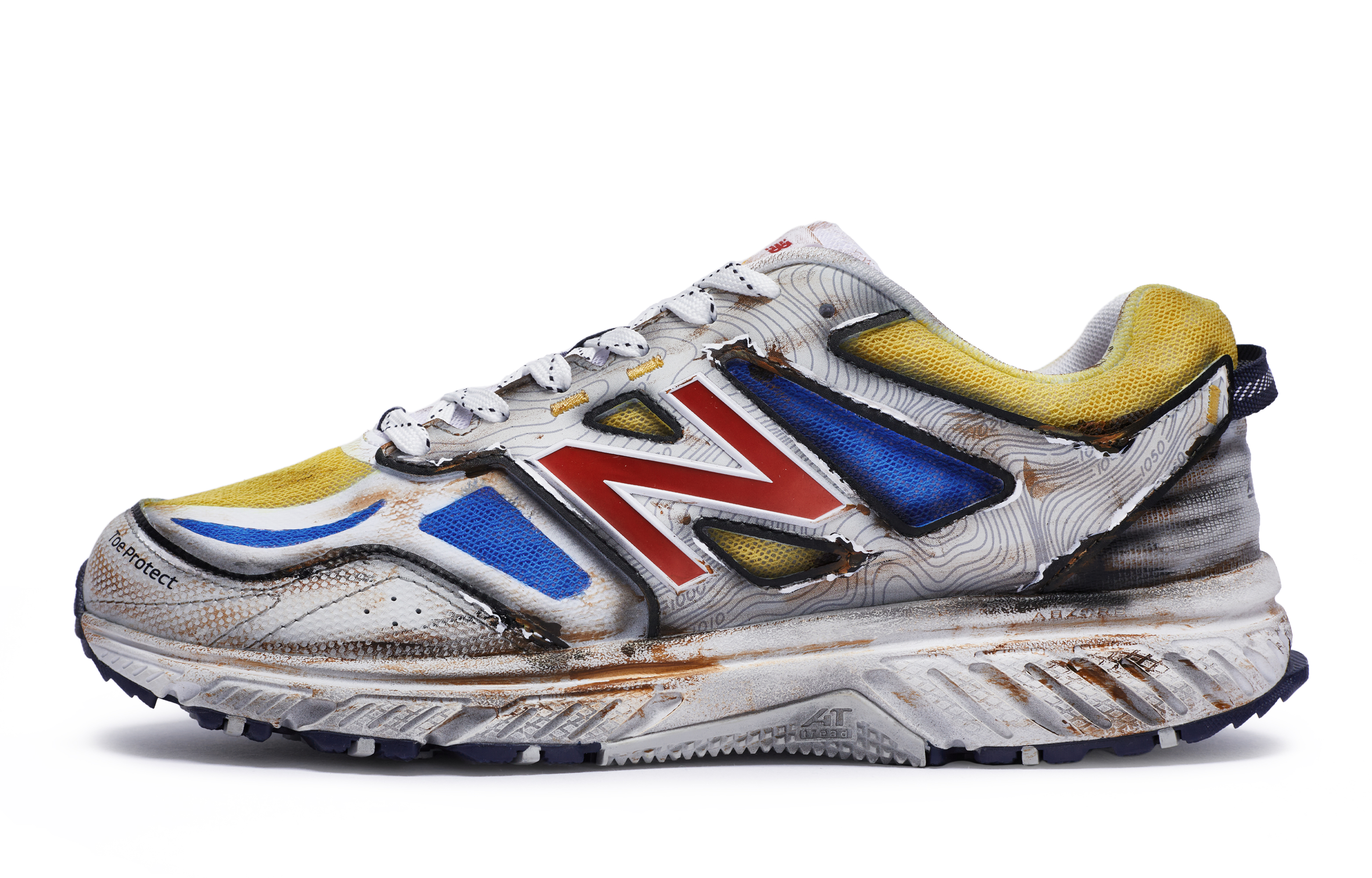 New Balance NB 510 Low top Running Shoes Unisex Yellow Red Blue