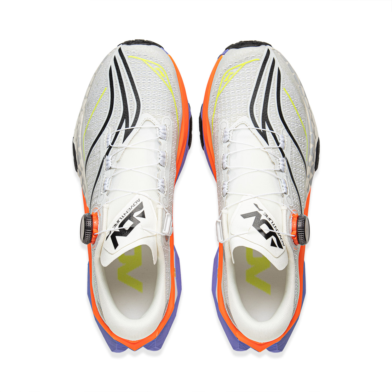 Li Ning De Lu 2 PRO Cushioning Slip Resistant Abrasion Resistant Rebound Low top Trail Running Shoes Men’s Gray