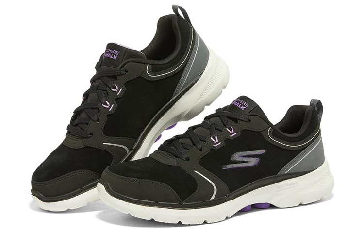 Skechers Go Walk 6 Low top Running Shoes Women’s Black White