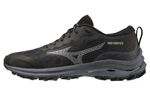 Mizuno Women's Wave Rider GORE TEX 4E Wide 'Black Silverstar' Women's