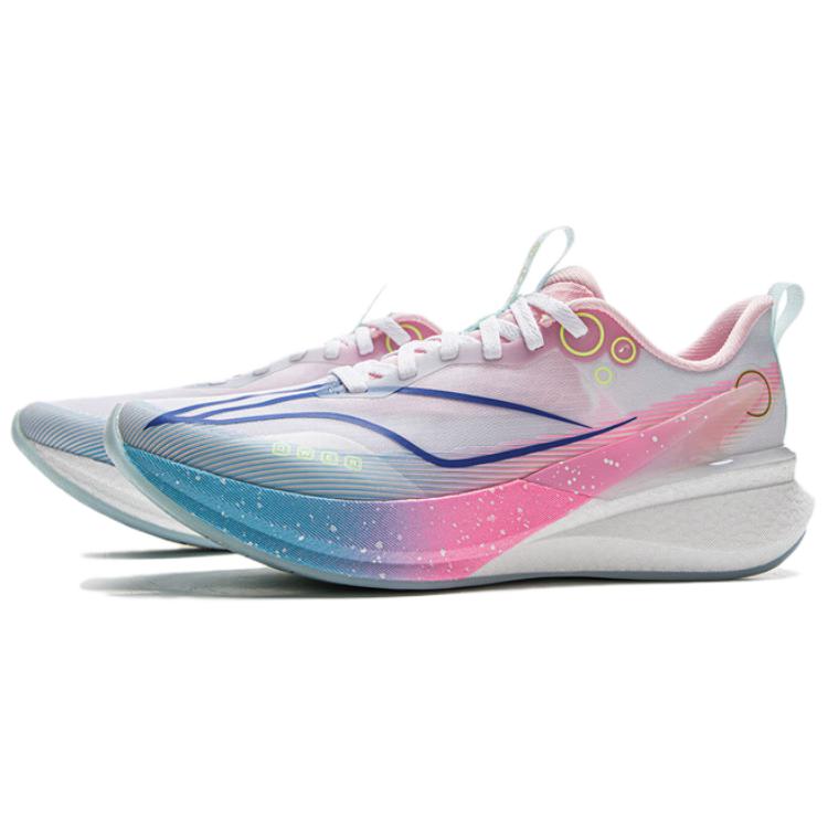 Li Ning x LOL Red Hare 8PRO Cushioning Lightweight Low top Training Racing Running Shoes Women’s White Blue Pink