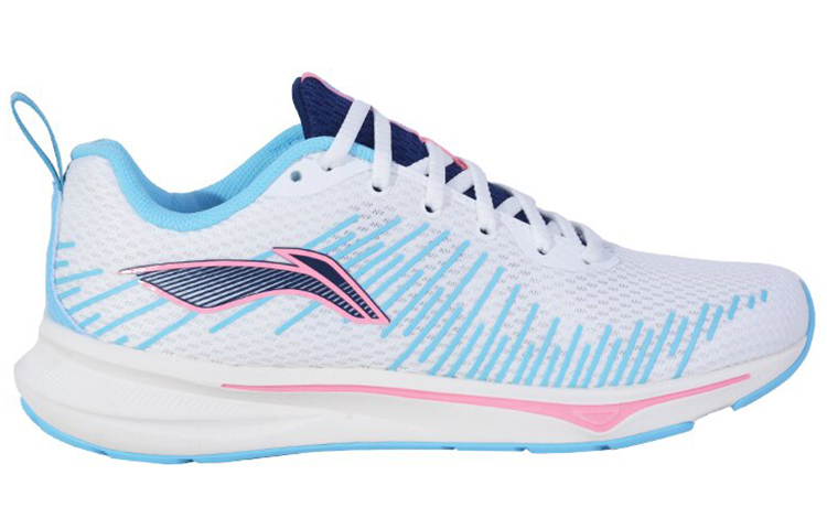 Li Ning Racing Textile, Synthetic Leather Cushioning Breathable Abrasion Resistant Slip Resistant Low top Running Shoes