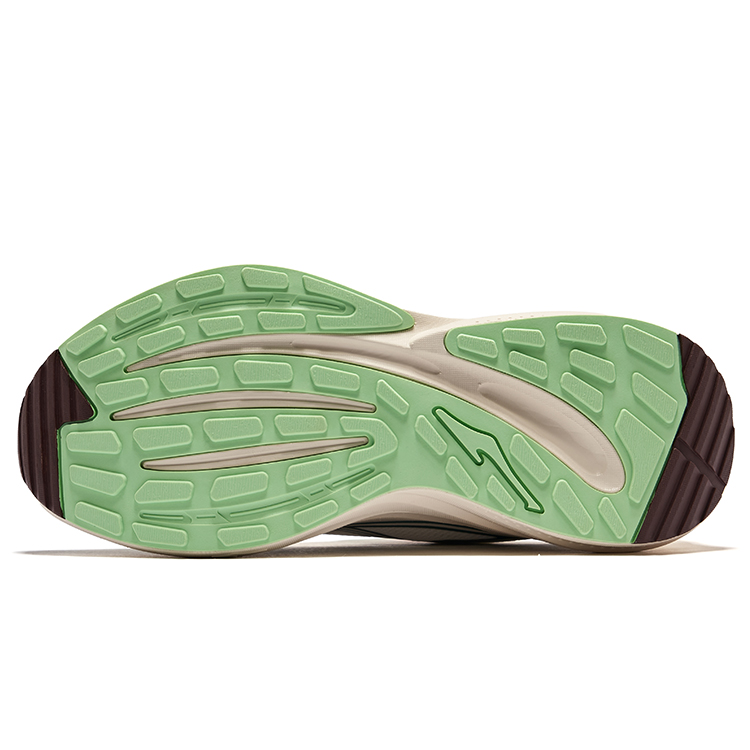 Erke Cushioning Slip Resistant Rebound Low top Running Shoes Women’s Microcrystal White Mountain Green