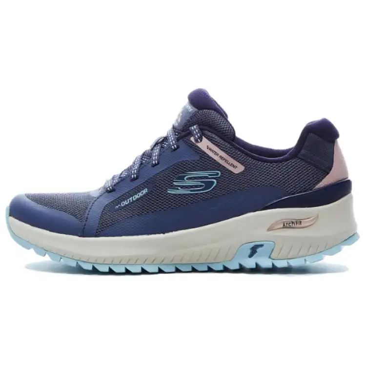 Skechers Arch Fit Abrasion Resistant Low top Running Shoes Women's Blue White