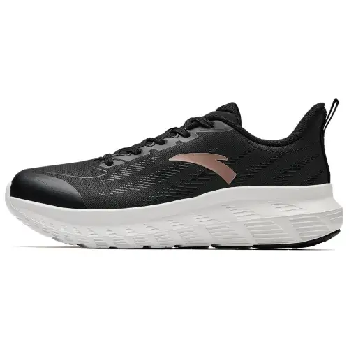 Anta Slip Resistant Abrasion Resistant Slip Resistant Abrasion Resistant Low top Casual Running Shoes Women's Black