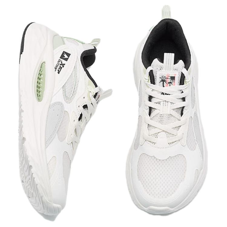 XTEP Lingtao 2.0 Slip Resistant Low top Outdoor Shoes Women’s White Green