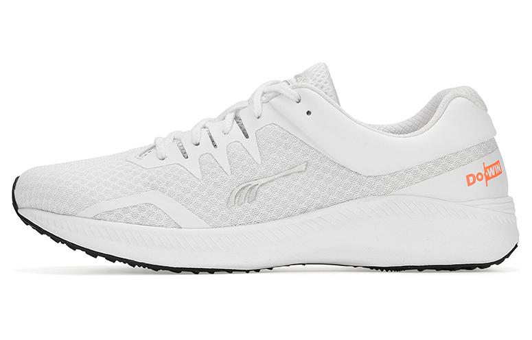 DO WIN Cushioning Abrasion Resistant Cushioning, Wear Resistant Low top Running Shoes Unisex White