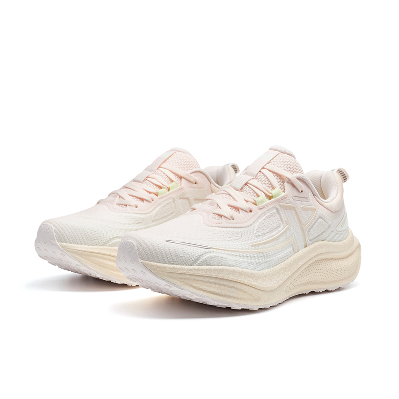 XTEP Cushioning, Wear Resistant Low top Running Shoes Women’s Pink White