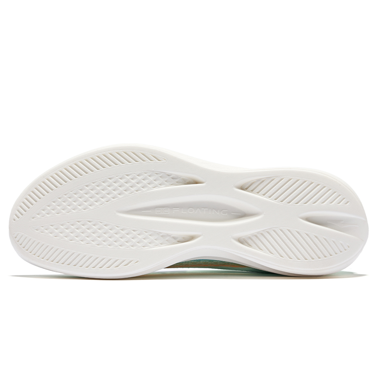 Erke Float On Water 6 PU, Textile Low top Training City Commuting Running Shoes Men's Purified Water Aqua Green