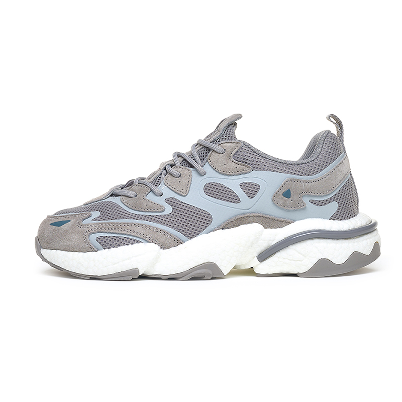 TREEPERI Running Shoes Unisex Low Top Black Gray/Heritage Gray