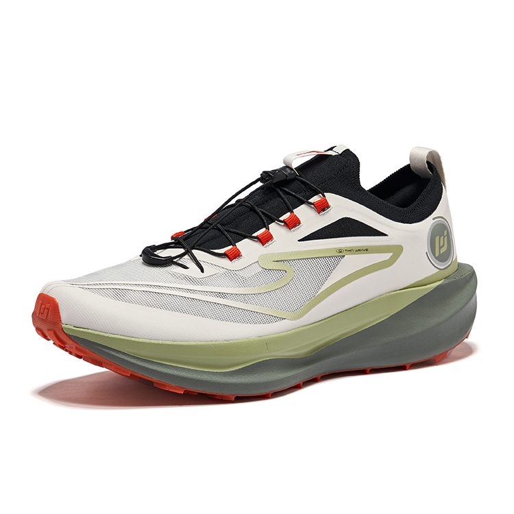 Erke Mugen PRO Running Shoes Men’s Low Top Gray Black Green