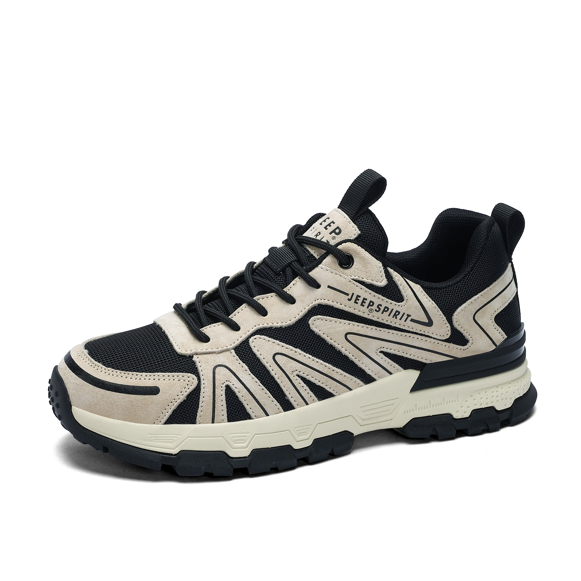 JEEP SPIRIT Low top Outdoor Shoes Unisex Graphite Black
