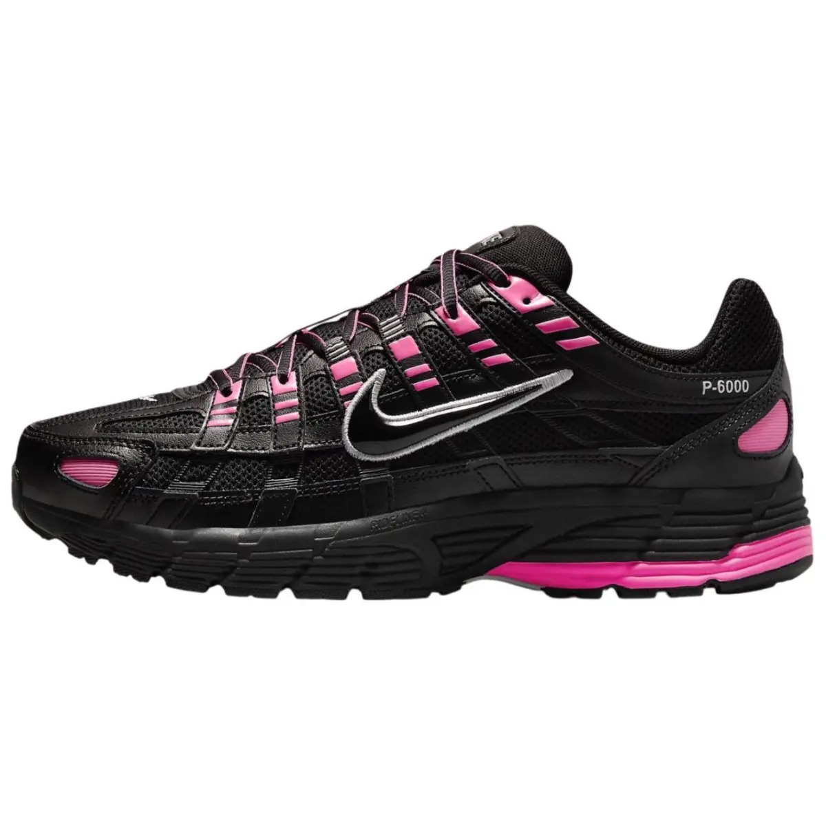 Nike P 6000 Pink Blast Metallic Silver Black
