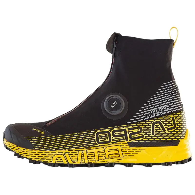 LA SPORTIVA High top Outdoor Shoes Men's Black Yellow