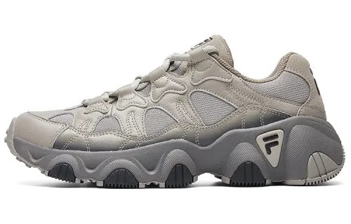 FILA Jogger Fabric Low top Running Shoes Men's Hemp Rope Brown