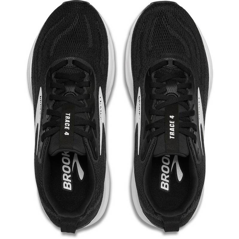 Brooks Slip Resistant Abrasion Resistant Low top Running Shoes Men’s Black Gray White