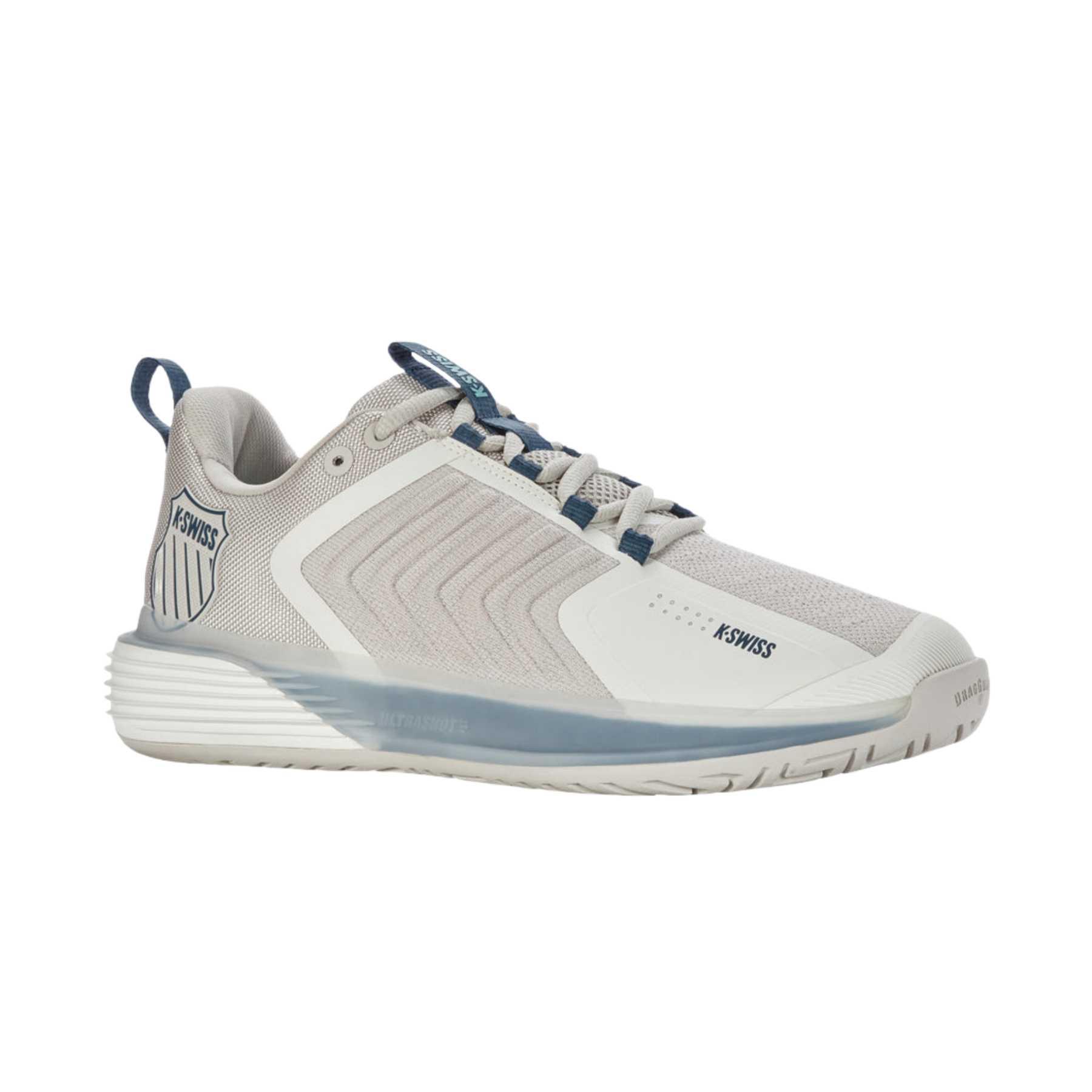 K·SWISS Slip Resistant Low top Running Shoes Men’s White Gray