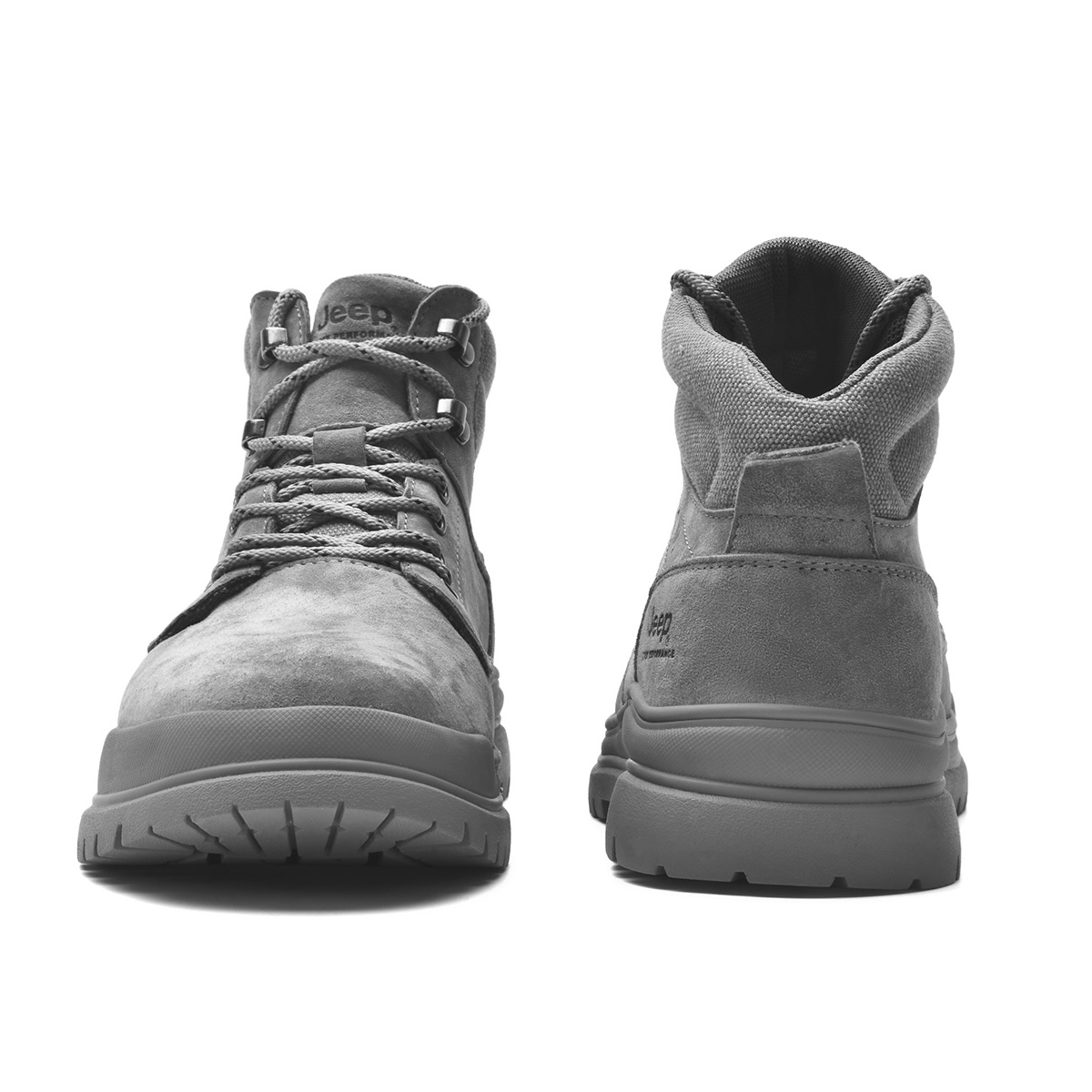 Jeep Mid top Outdoor Shoes Men’s Gray
