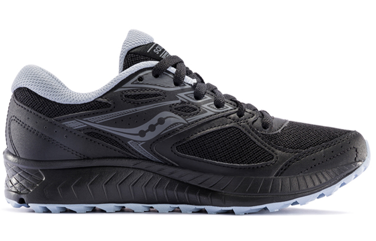 Saucony Cohesion 13 Running Shoes Women’s Low Top Black Gray Blue