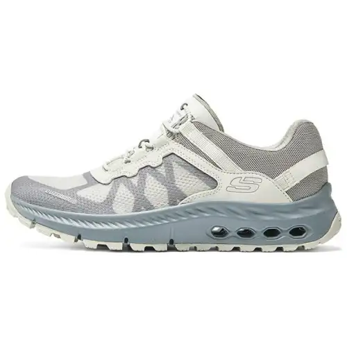 Skechers Glide Step Abrasion Resistant Breathable Low top Outdoor Shoes Women's Beige Gray