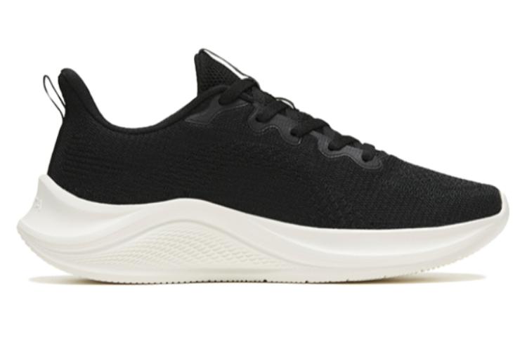 Anta Flyknit Wander Slip Resistant, Abrasion Resistant, Lightweight Low top Sprint Running Shoes Women’s Black White