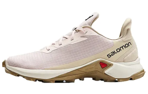 SALOMON Alphacross 3 Running Shoes Women's Low Top Peach Pink