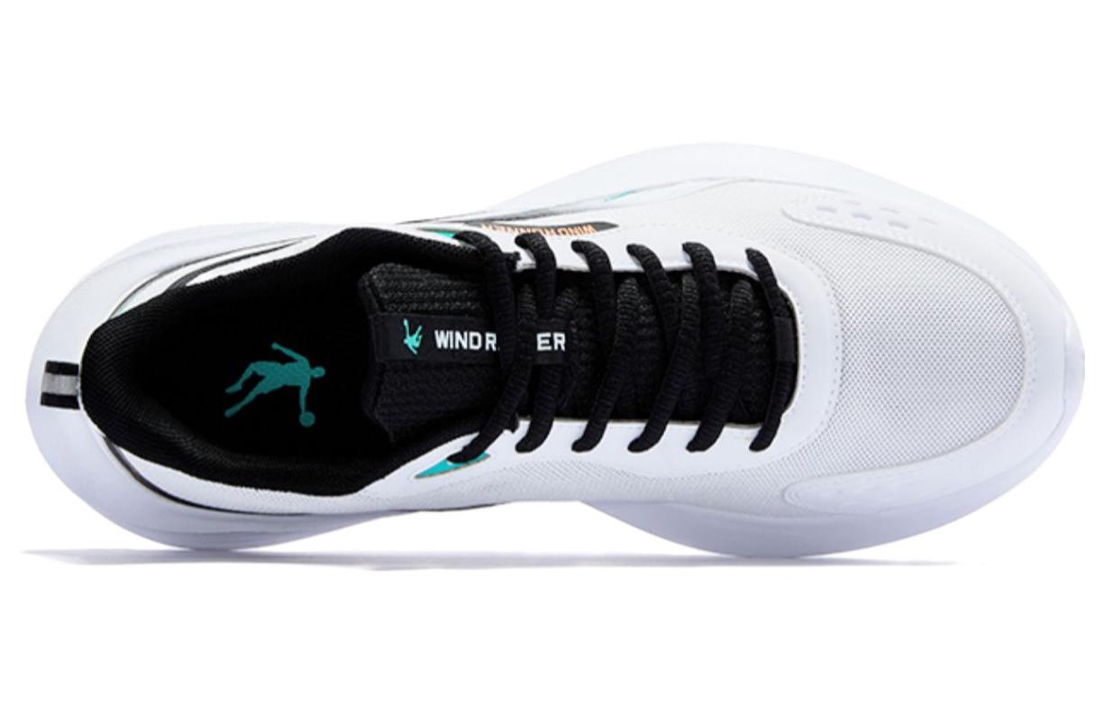 QIAODAN Light Cloud Low top Sprint Running Shoes Men’s White Black