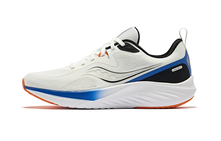 Saucony LANCER Gun Rider 3 Low top Running Shoes Men's White Black Blue