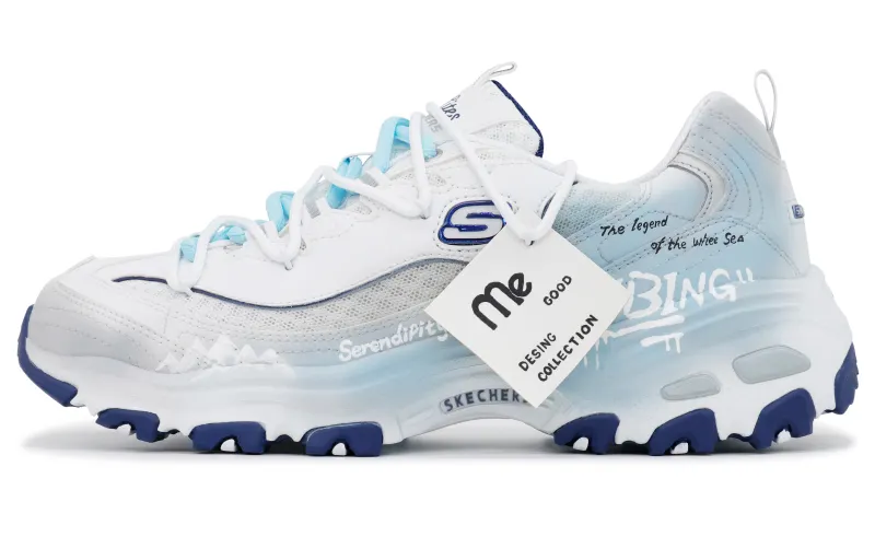 Skechers D'Lites 1.0 Slip Resistant Height Increasing Slip Resistant Height Increasing Low top Chunky Sneakers Women's