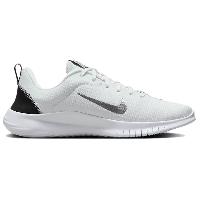 Nike Flex Experience Run 12 Premium Summit White Black White Metallic Silver Women’s
