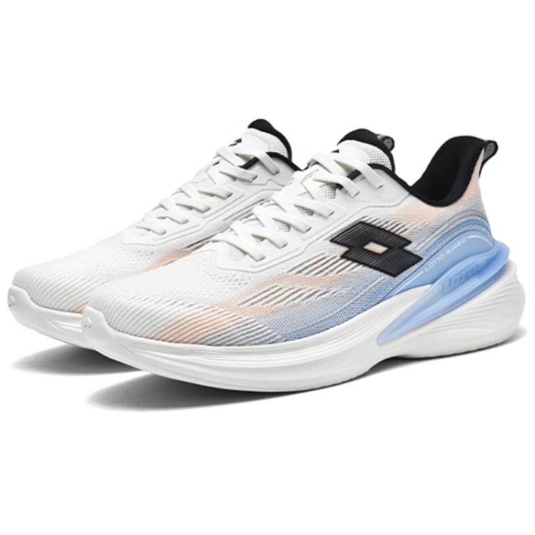LOTTO Slip Resistant Abrasion Resistant Low top Running Shoes Men’s White Blue