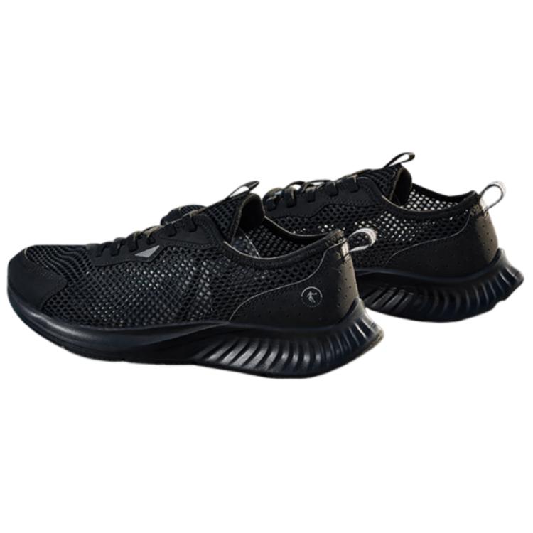 QIAODAN Slip Resistant, Abrasion Resistant, Breathable Low top Casual Running Shoes Men’s Black