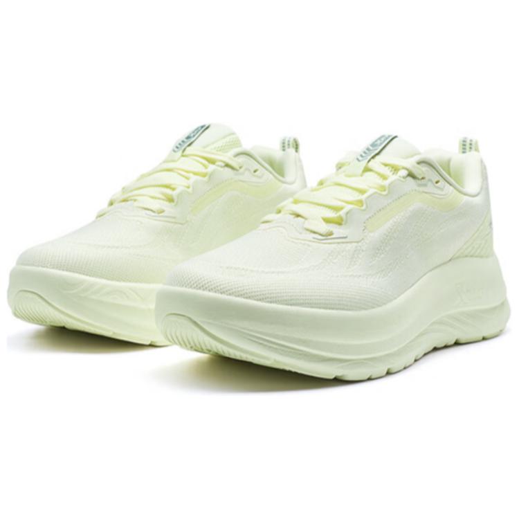 XTEP Slip Resistant Abrasion Resistant Cushioning Low top Casual Running Shoes Women’s Yellow Green
