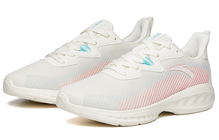 Anta Comfortable Cushioning Breathable Lightweight Abrasion Resistant Coverage Slip Resistant Low top Running Shoes