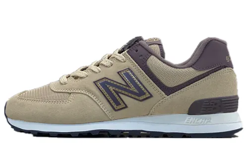 New Balance 574 Sport Shoes Brown 'Khaki Purple'