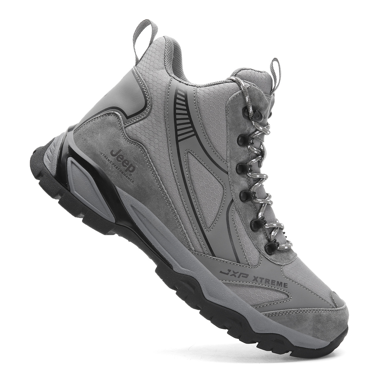 Jeep High top Outdoor Shoes Men’s Gray