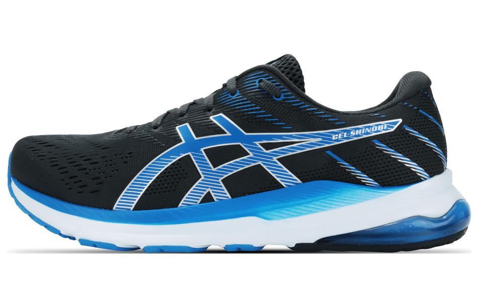 Asics GEL Shinobi GEL Shinobi Abrasion Resistant Breathable Low top Running Shoes Black Blue