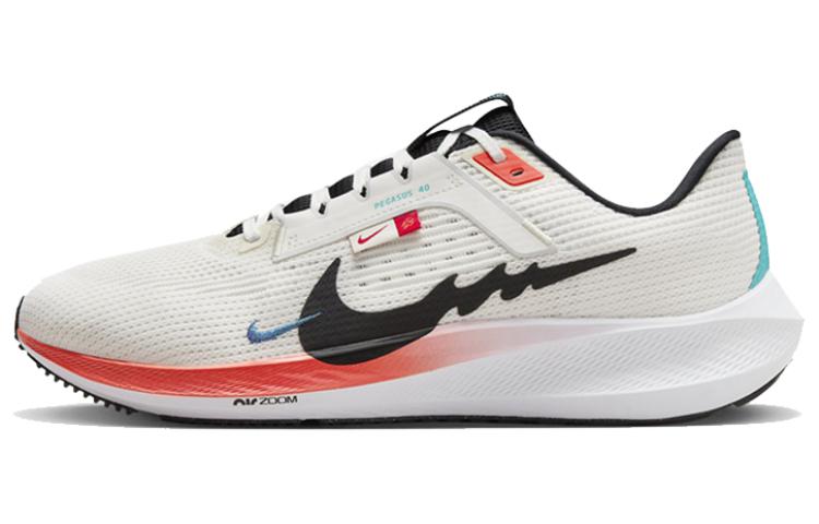 Nike Air Zoom Pegasus 40 Marathon Versatile and Comfortable Year of the Dragon Limited Low-top Casual Training Running Shoes Men's White Red Black