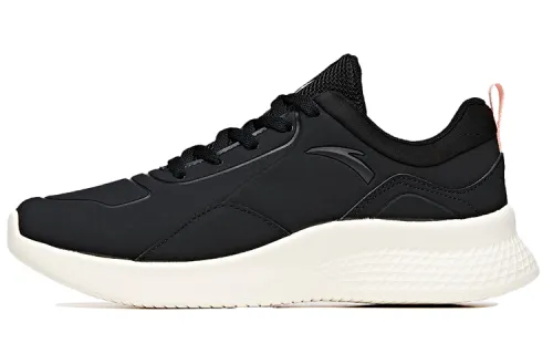 ANTA Running Shoes Women's Low Top Black/Ivory White
