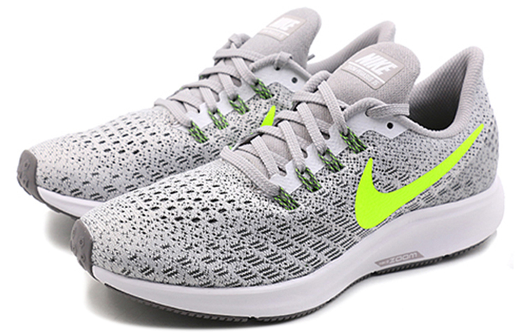 Женские кроссовки Nike Pegasus 35 (серо-желтые) — Серыйжёлтый — фото 3