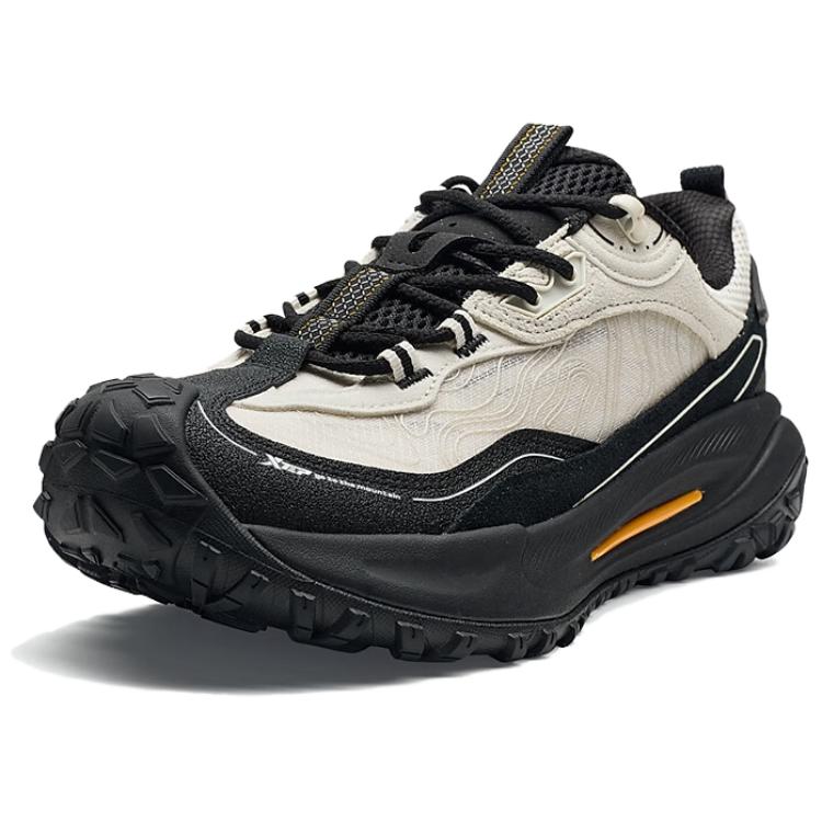 XTEP Abrasion Resistant Moisture Wicking Low top Outdoor Shoes Men’s White Black